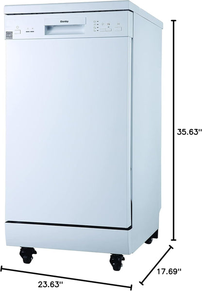 Danby Dishwasher 18" White DDW1805EWP